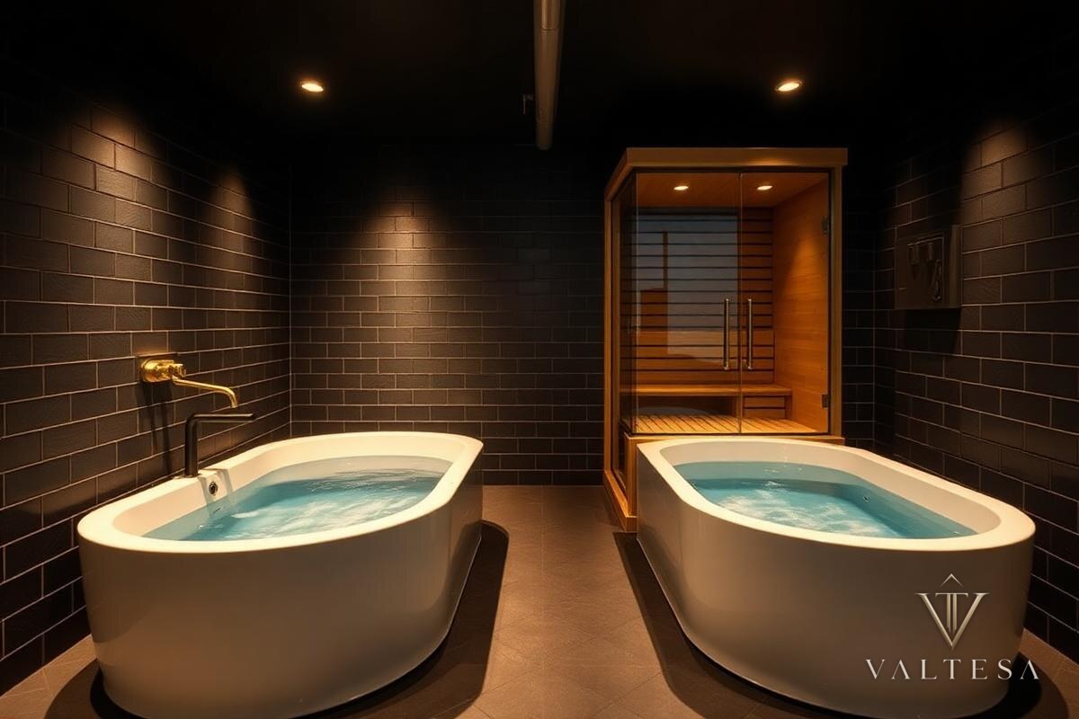 Self-Cooling Cold Plunge — Plunge + Sauna Pairing
