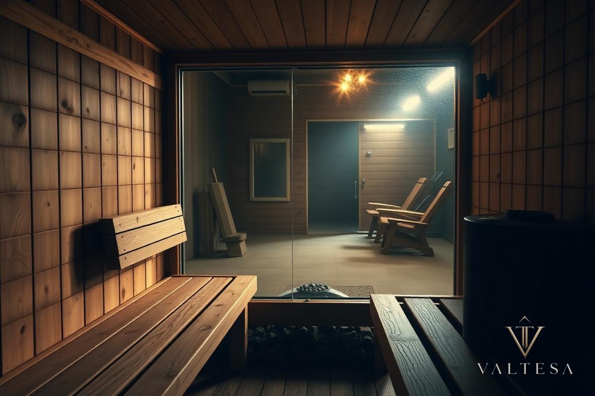 Traditional Sauna — Two-Person Interior