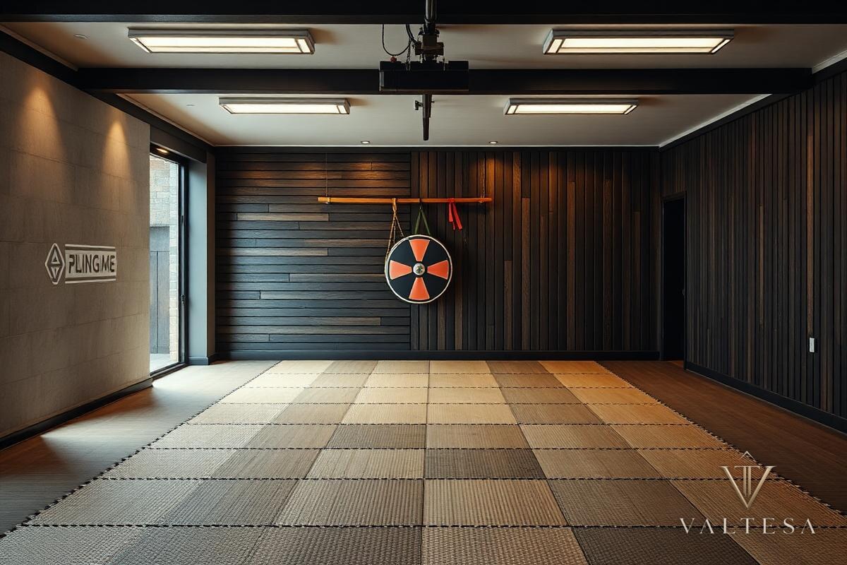 Boxing Setup — Mats & Wall Padding